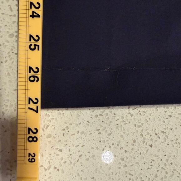 Quince Navy Blue Straight Leg Dress Pants Ultra Stretch Work Trousers Small - Picture 7 of 7